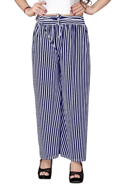 Premium Palazzo Pants - Blue