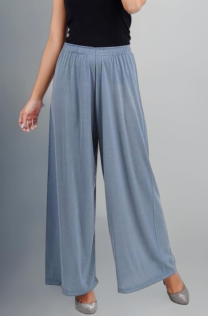 Premium Palazzo Pants - Grey