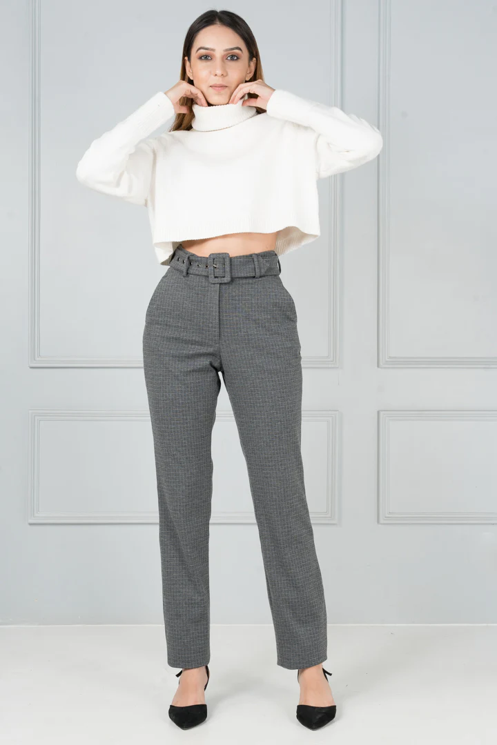 Formal Women Pants - Grey